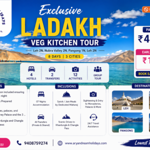 Exclusive Ladakh - Veg Kitchen Tour by Aryan Dream Holidays - May & June 2026